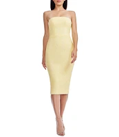 Dress the Population Viviana Strapless Bodycon Midi Dress