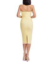 Dress the Population Viviana Strapless Bodycon Midi Dress