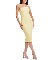 Dress the Population Viviana Strapless Bodycon Midi Dress