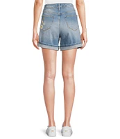 Driftwood Aria Daisy Bee Daze Stretch Denim Shorts