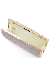 Dune London Blaike Metallic Box Clutch Bag