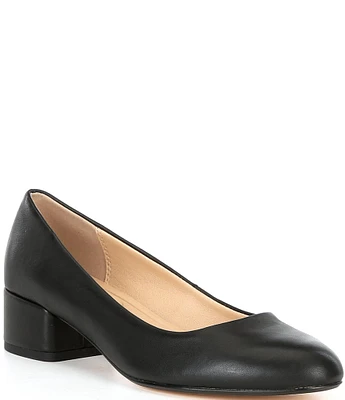 Dune London Bracket Leather Dress Pumps