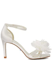 Dune London Bridal Collection Memorise Satin Corsage Dress Sandals