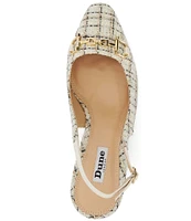 Dune London Choiced Tweed Slingback Pumps