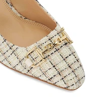 Dune London Choiced Tweed Slingback Pumps