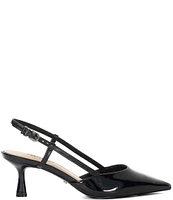 Dune London Classify Patent Slingback Pumps