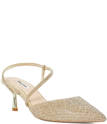 Dune London Competitive Embellished Dress Pumps