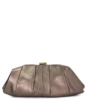 Dune London Drapery Oversized Leather Handheld Clutch