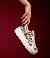 Dune London Episode 2 Embellished Platform Sneakers