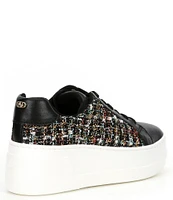 Dune London Episode Boucle Platform Lace-Up Sneakers