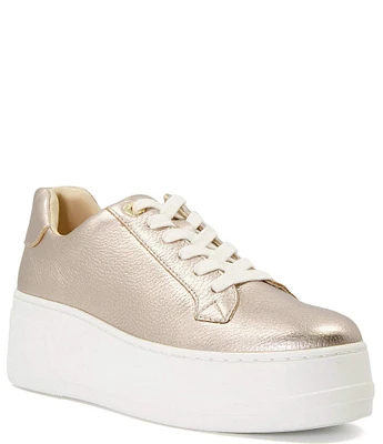 Dune London Episode Platform Leather Sneakers