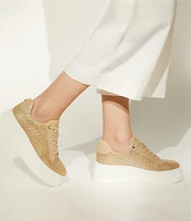 Dune London Episode Woven Platform Sneakers