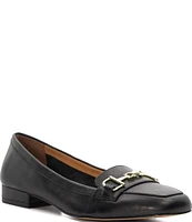 Dune London Graice Leather Bit Buckle Pumps