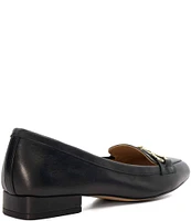 Dune London Graice Leather Bit Buckle Pumps