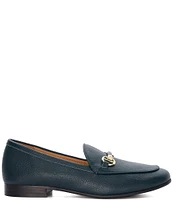 Dune London Grandeur Pebbled Leather Loafers