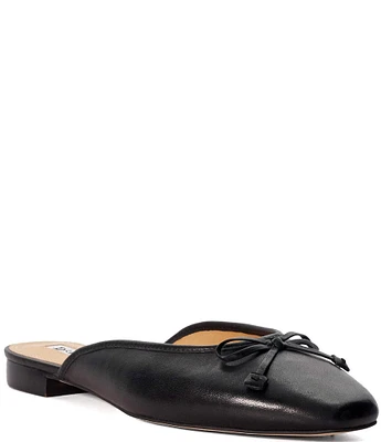 Dune London Haylas Leather Ballet Bow Mules