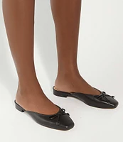 Dune London Haylas Leather Ballet Bow Mules