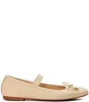 Dune London Helenas Leather Ballet Bow Flats