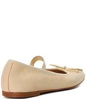 Dune London Helenas Leather Ballet Bow Flats