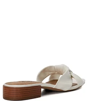 Dune London Laizes Leather Slide Sandals