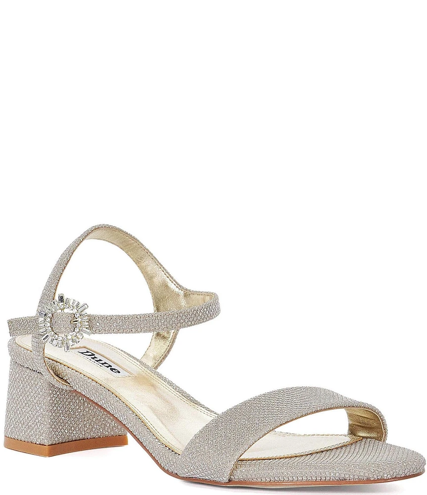 Dune London Measure Metallic Dress Sandals