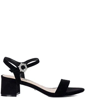 Dune London Measure Suede Dress Sandals