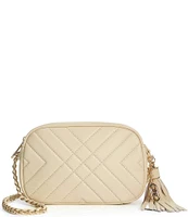 Dune London Premium Collection Chancery Leather Crossbody Bag