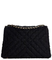 Dune London Premium Collection Regent Boucle Shoulder Bag