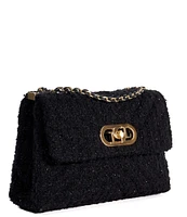 Dune London Premium Collection Regent Boucle Shoulder Bag