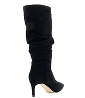 Dune London Suede Slouchy Dress Boots