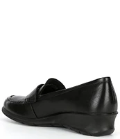 ECCO Felicia Leather Slip-On Loafers