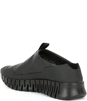 ECCO Gruuv Leather Contrast Stitch Color Pop Sneakers