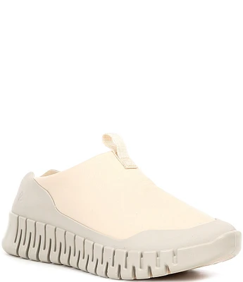 ECCO Gruuv Leather Contrast Stitch Color Pop Sneakers