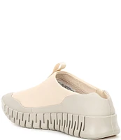 ECCO Gruuv Leather Contrast Stitch Color Pop Sneakers