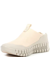 ECCO Gruuv Leather Contrast Stitch Color Pop Sneakers