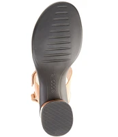 ECCO Leather Banded Sandals