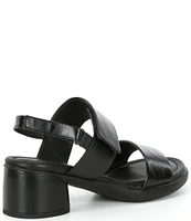 ECCO Leather Banded Sandals