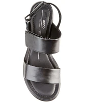 ECCO Leather Banded Sandals