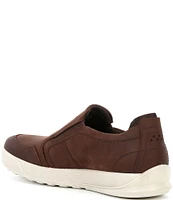 ECCO Men's Byway Slip-On Leather Sneakers