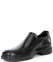 ECCO Men's Helsinki 2.0 Leather Apron Toe Slip-Ons