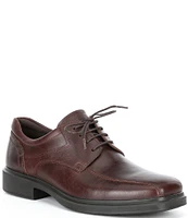 ECCO Men's Helsinki 2.0 Leather Bike Toe Tie Oxfords