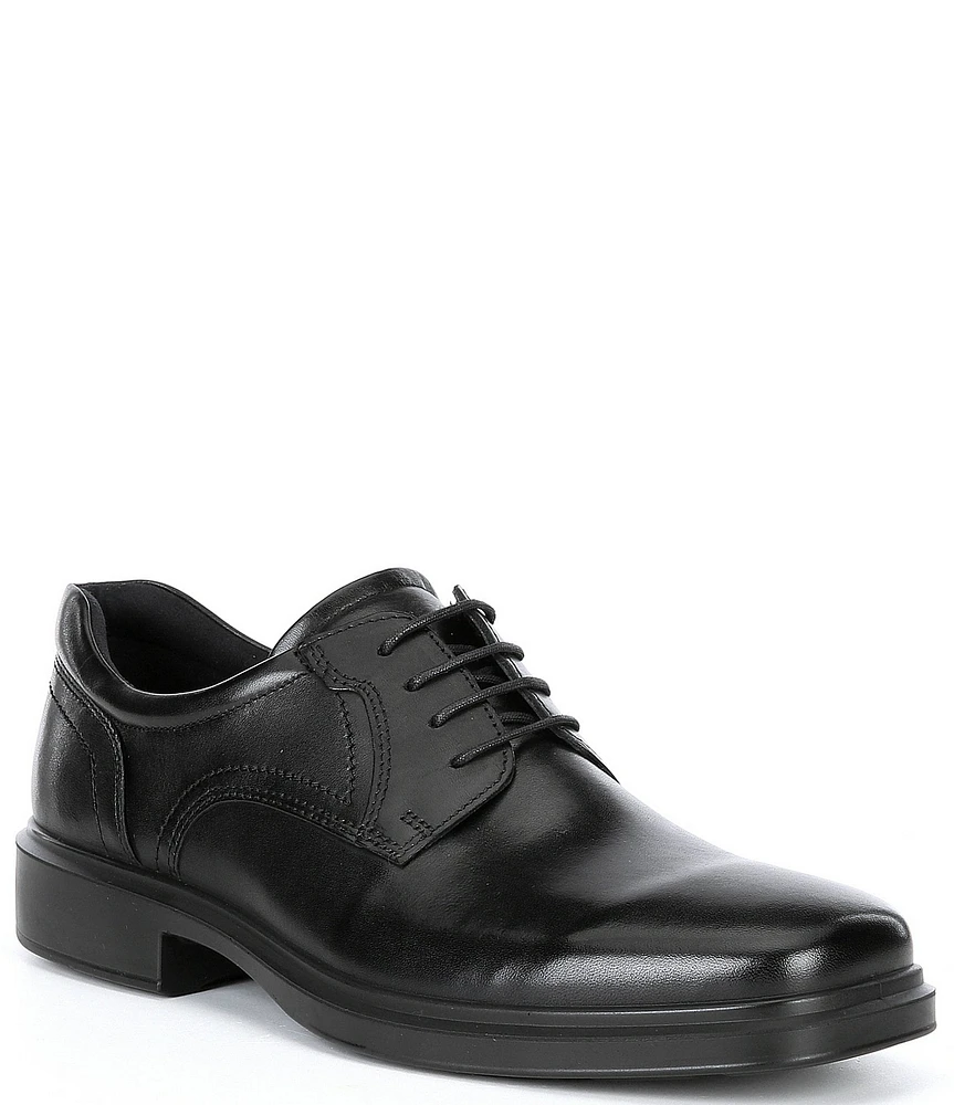 ECCO Men's Helsinki 2.0 Leather Plain Toe Tie Oxfords