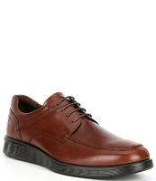 ECCO Men's S Lite Hybrid Apron Toe Leather Lace-Up Shoes