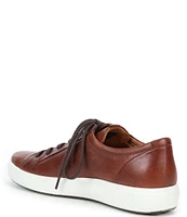 ECCO Men's Soft 7 City Leather Lace-Up Sneakers