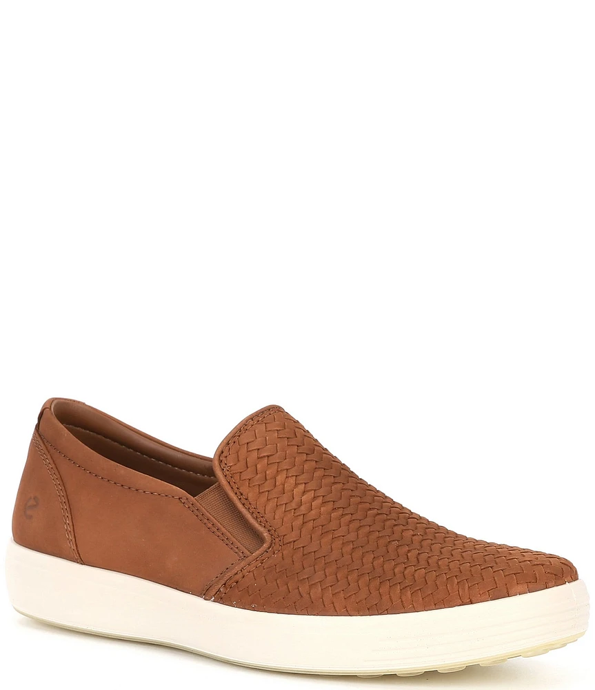 ECCO Men's Soft 7 Woven Slip Ons