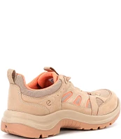 ECCO Offroad Premium Leather Lace Up Sneakers