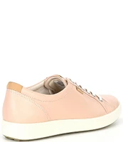 ECCO Women's Soft 7 Suede Leather Lace-Up Sneakers