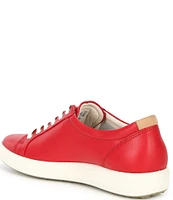 ECCO Women's Soft VII Leather Lace-Up Sneakers