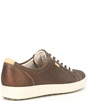 ECCO Women's Soft VII Leather Lace-Up Sneakers