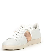 ECCO Women's Street Lite Retro Lace-Up Leather Sneakers